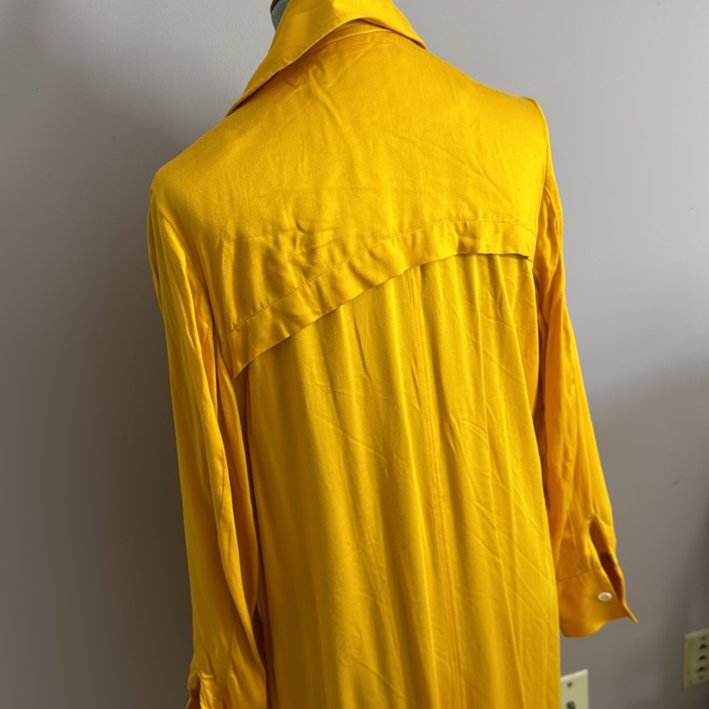 Something Navy Duster Jacket. Deep Bright Gold Co… - image 4